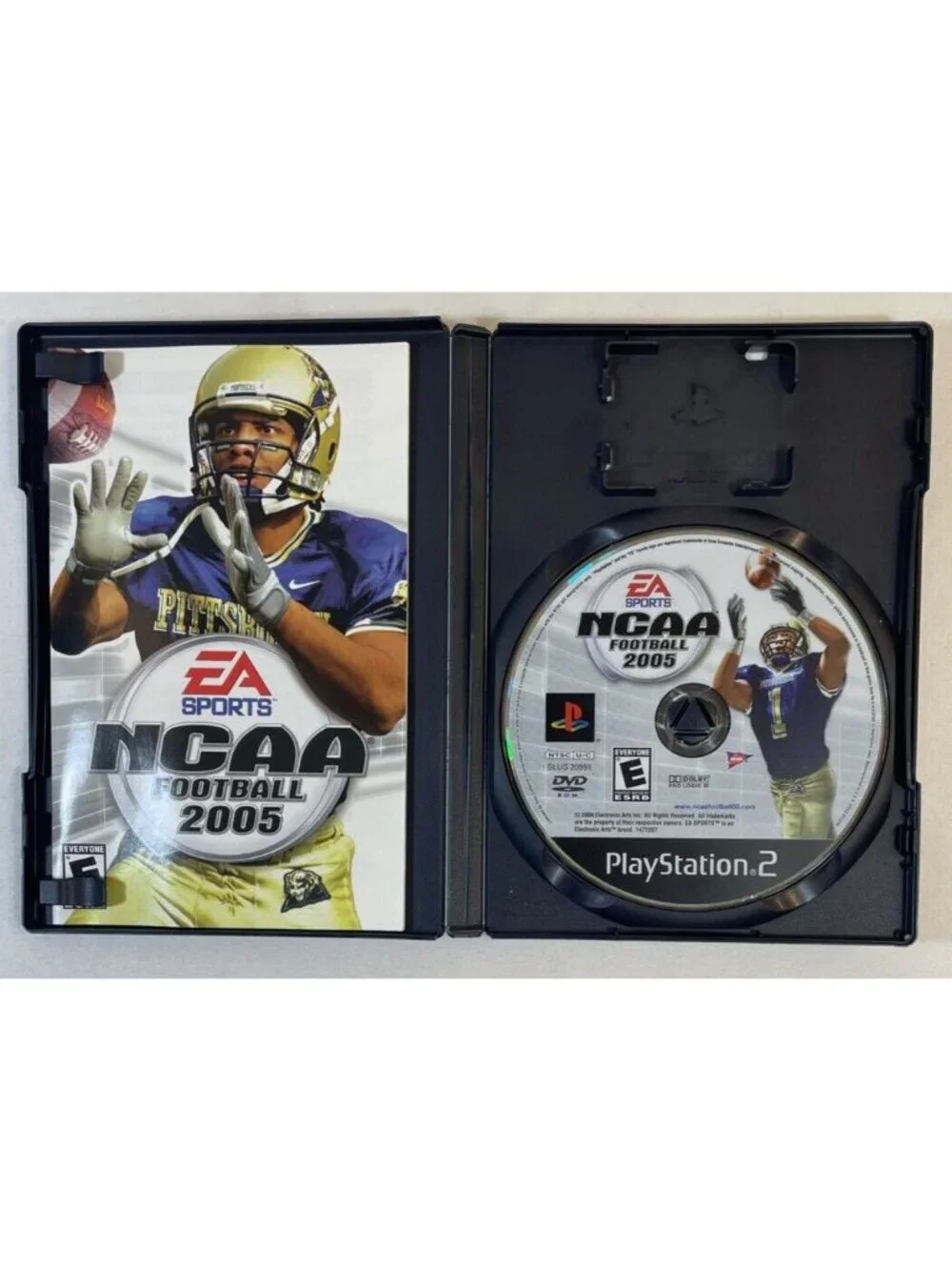 Lot of 2 Sony PlayStation 2, PS2 - Madden NFL Football 07 & NCAA Football 2005